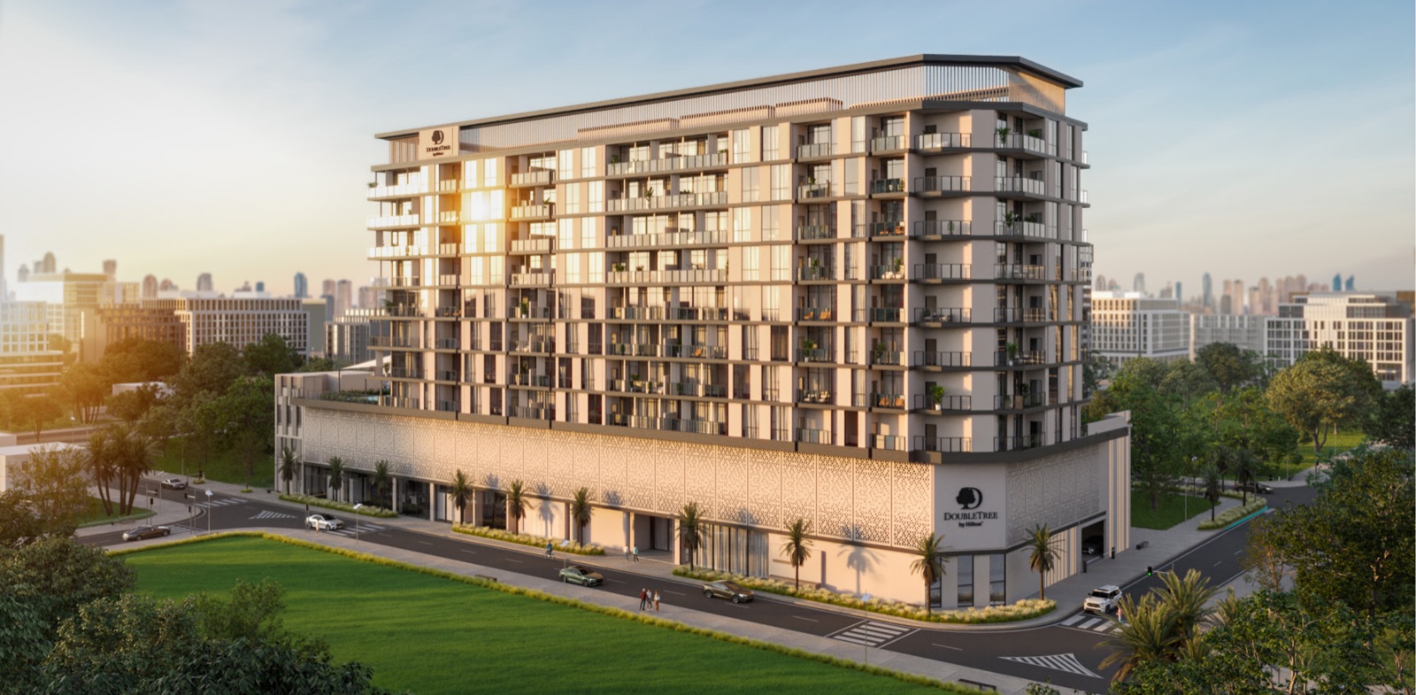 DoubleTree by Hilton Residences exterior, Jumeirah Garden City Dubai